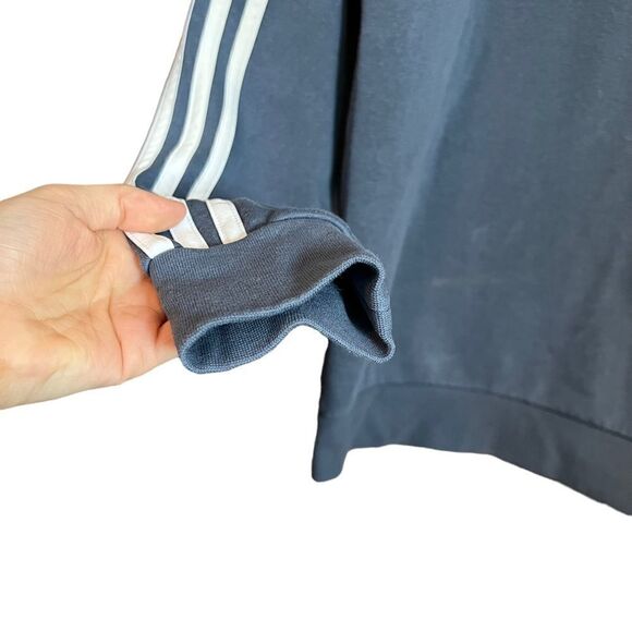 3 for $30! Adidas blue /grey crew neck sweater. Size small - Picture 7 of 8